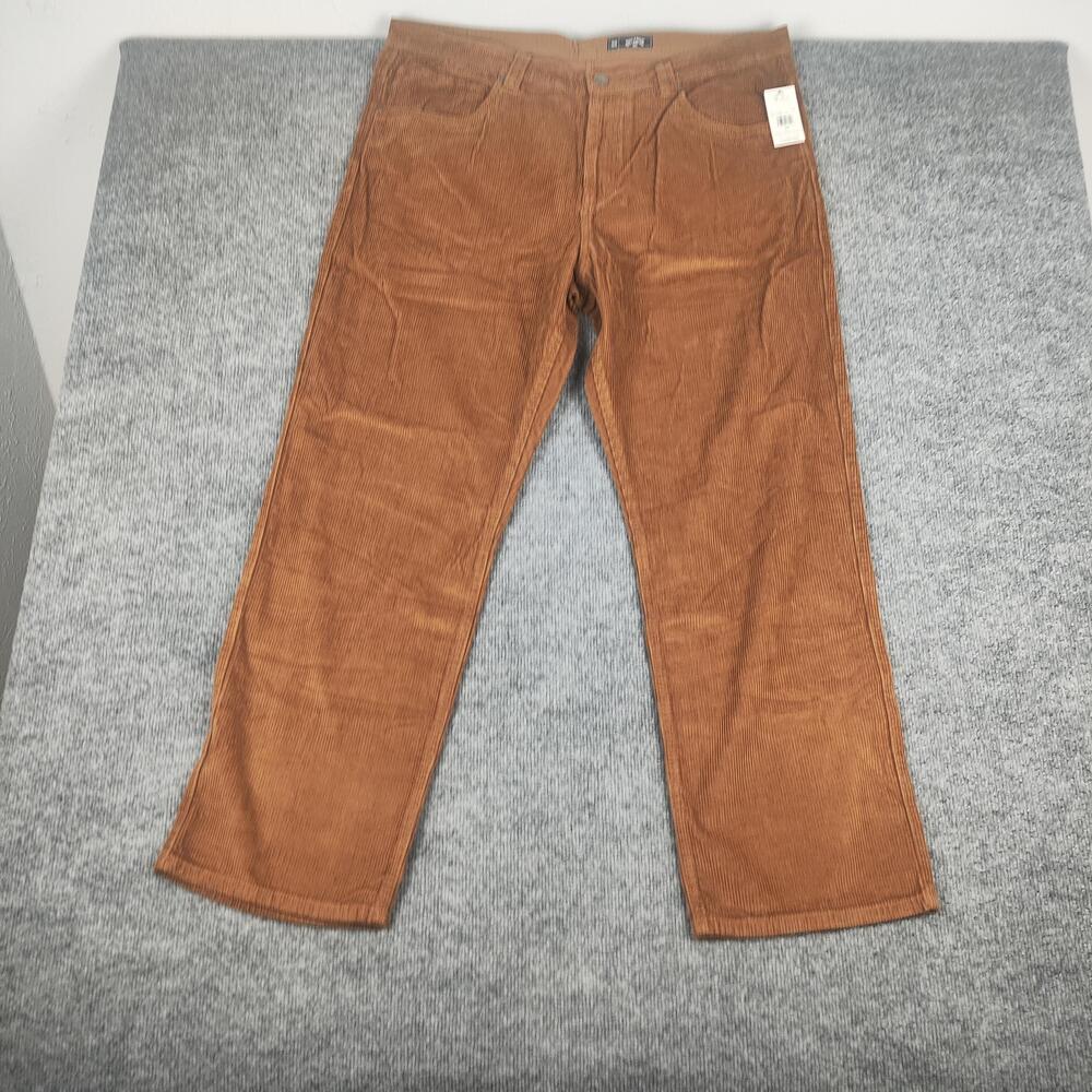 Billabong Pants Mens 38x30 Brown The 55 Cord Pant Regular Fit Corduroy Casual